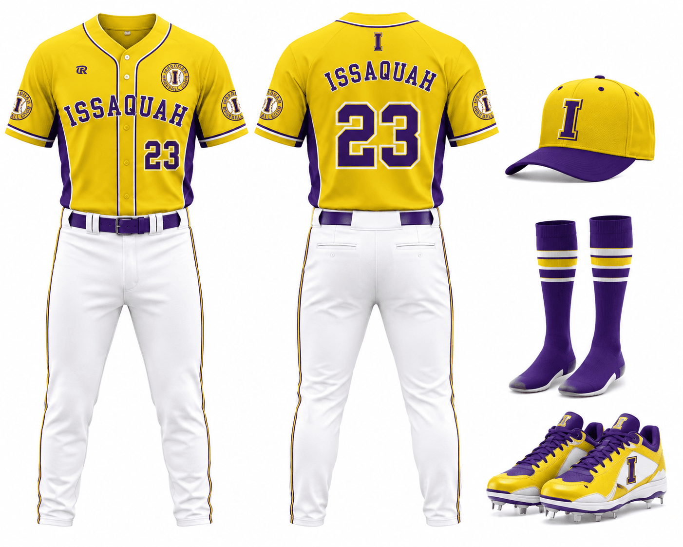 Yellow Lemon Baseball Kit