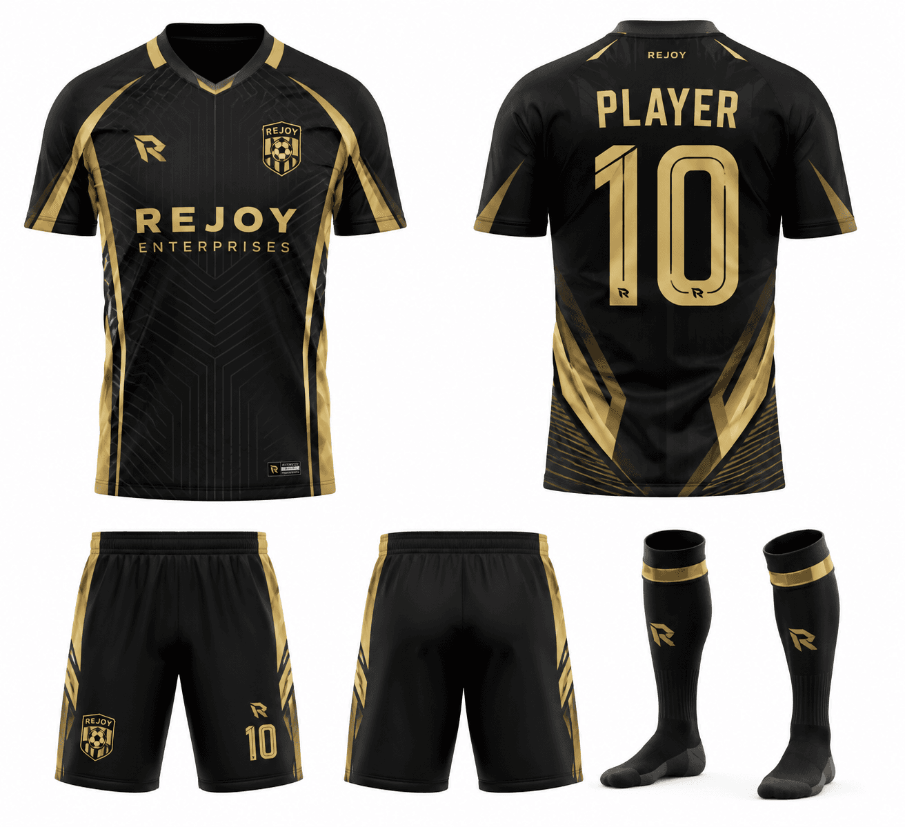 Rejoy Special Gold Football Kit