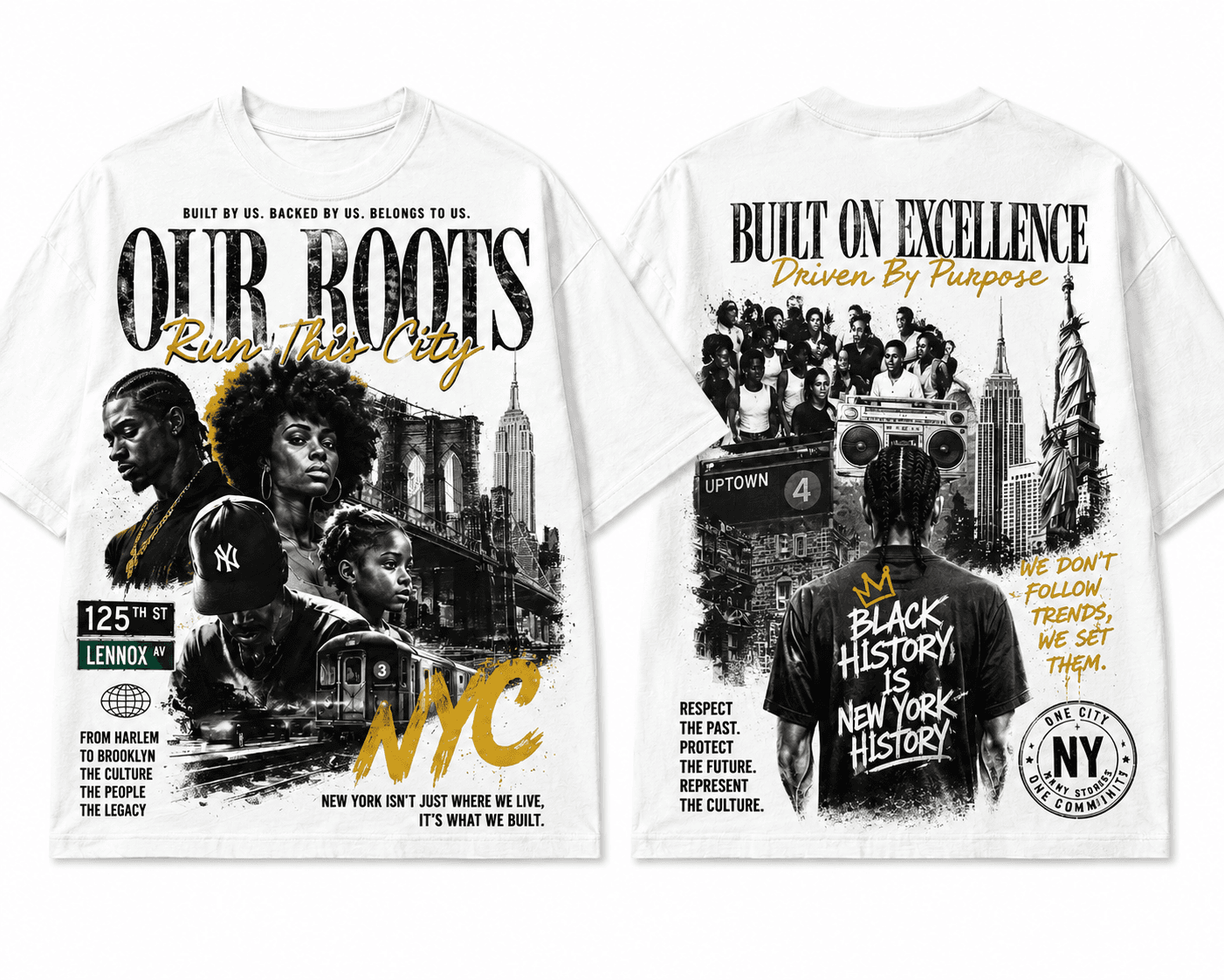 Black Rock Print Tee
